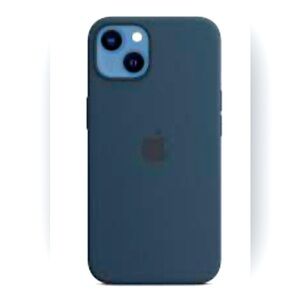 ISO - Apple Blue Leather iPhone 13 Phone Case